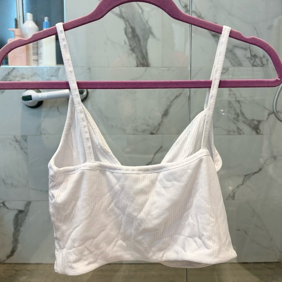 Never worn Aritzia - white cropped Wilfred top New - Picture 6 of 6